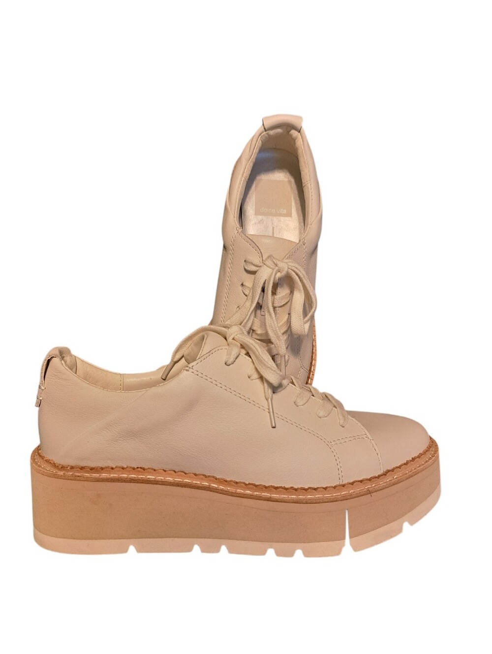 Dolce Vita Toyah Chunky Heel Sneakers White Size 6.5